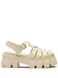 Prada 55mm Monolith sandals - Neutrals