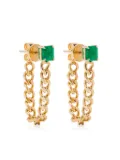 Anita Ko 18KT yellow gold emerald earrings