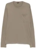 James Perse long sleeve pocket T-shirt - Grey