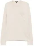 James Perse long sleeve pocket T-shirt - Neutrals