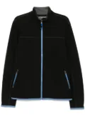 James Perse brush scuba zip front sport jacket - Grey