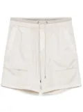 James Perse cotton poplin cargo shorts - Neutrals