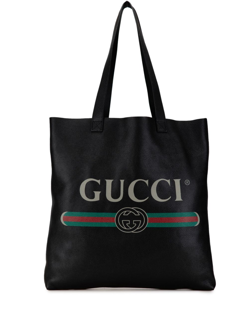 2000-2015 Leather Logo tote bag