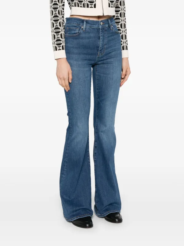 【関税込み】FRAME ブルー Le High Flare ジーンズ Blue 'Le High Flare' Jeans by FRAME on Sale