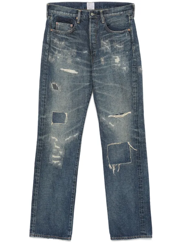 JUNYA WATANABE ダメージデニムパンツ オススメ】JUNYA WATANABE ダメージデニムパンツ COTTON DENIM PANTS