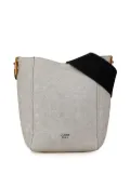 Céline Pre-Owned 2019 Small Canvas Seau Sangle bucket bag - White