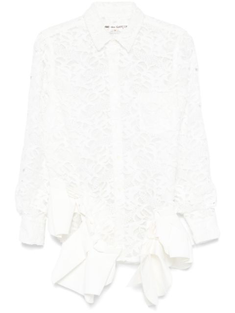 Comme Des Garcons guipure-lace shirt Women