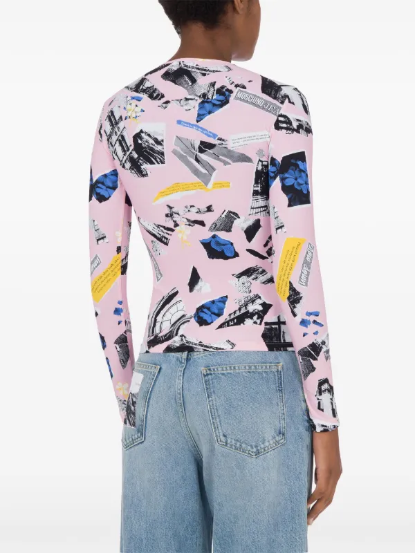 MOSCHINO JEANS プリント Tシャツ | ピンク | FARFETCH JP MOSCHINO JEANS プリント Tシャツ | ピンク | FARFETCH JP