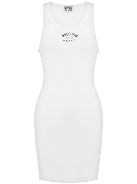 MOSCHINO JEANS logo-print mini dress