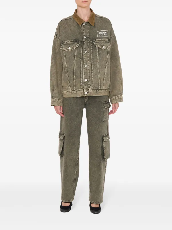 MOSCHINO JEANS デニムジャケット | グレー | FARFETCH JP