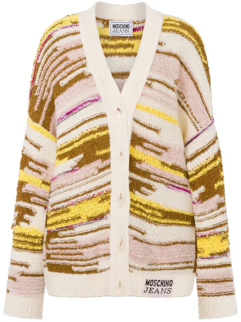 MOSCHINO JEANS V-neck cardigan
