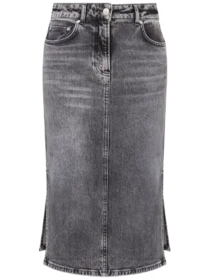 【関税込み】Moschino Jeans ミディアムスカート MOSCHINO JEANS ウィメンズ デニムスカート通販 - FARFETCH