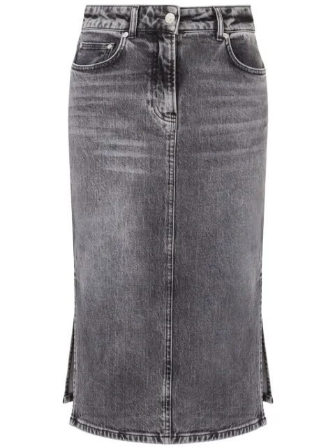 MOSCHINO JEANS high-waisted denim skirt 