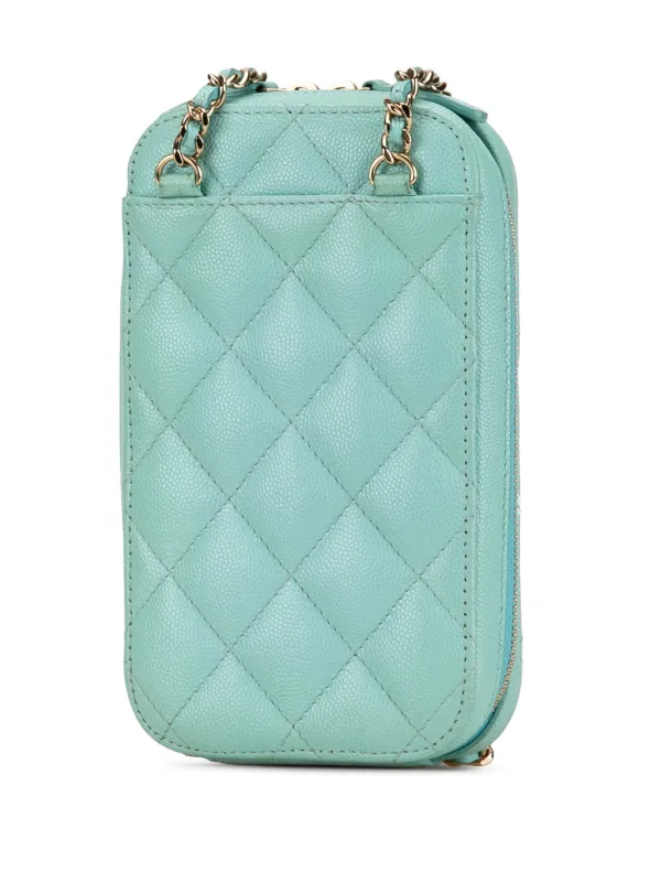 CHANEL Pre-Owned 2019 ココマーク マトラッセ フォンケース