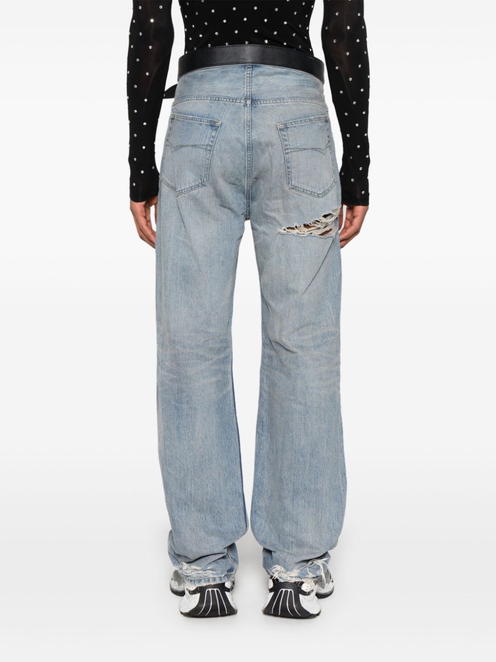 Balenciaga integrated-belt jeans Men