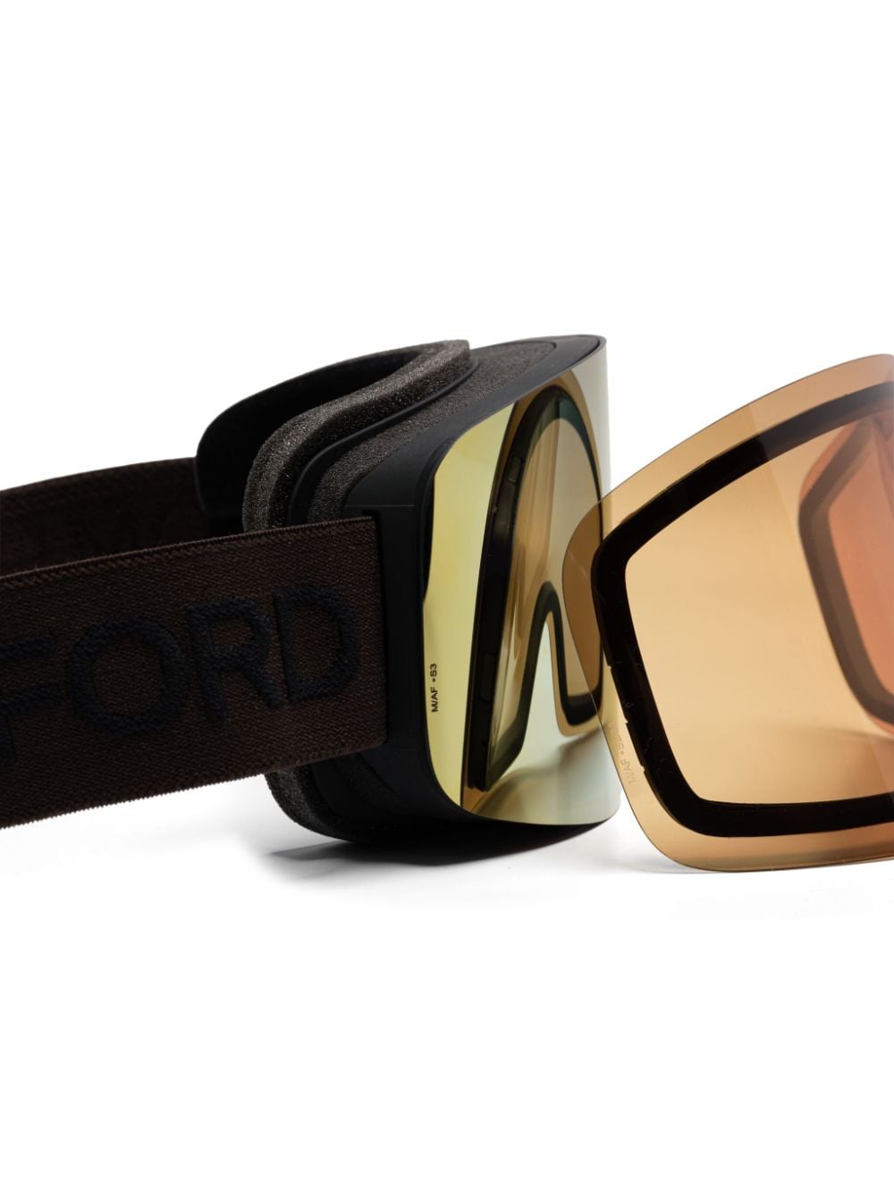 TOM FORD Eyewear Skibril Bruin