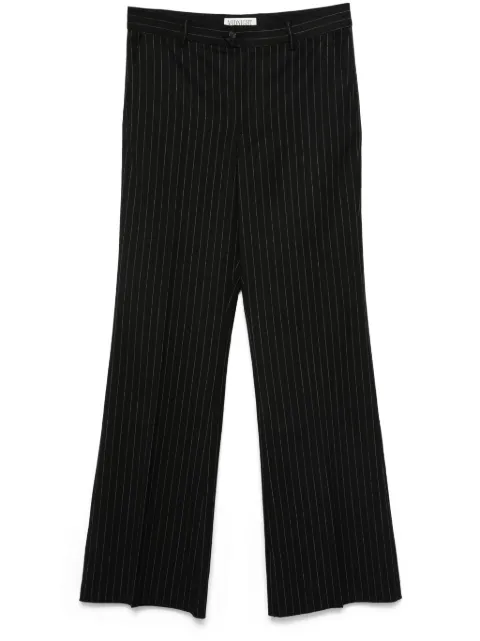 MIDNIGHT RODEO  pantalones acampanados con rayas diplomáticas estampadas