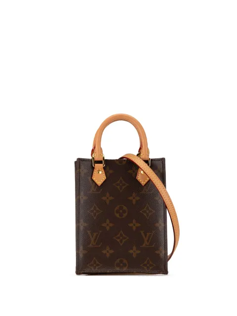 Louis Vuitton Pre-Owned 2020 Monogram Petit Sac Plat satchel WOMEN