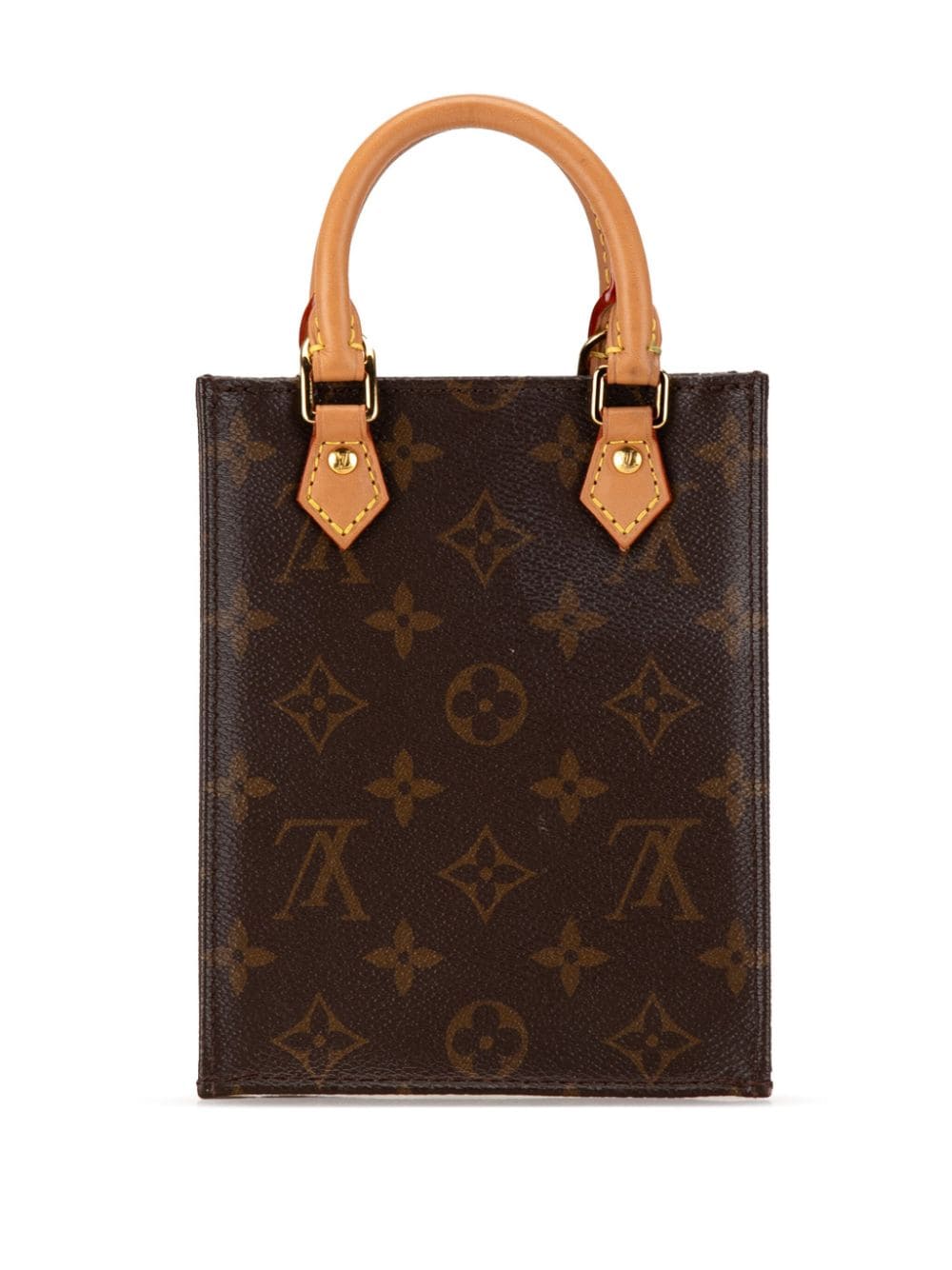 Louis Vuitton Pre-Owned 2020 Monogram Petit Sac Plat boekentas - Bruin