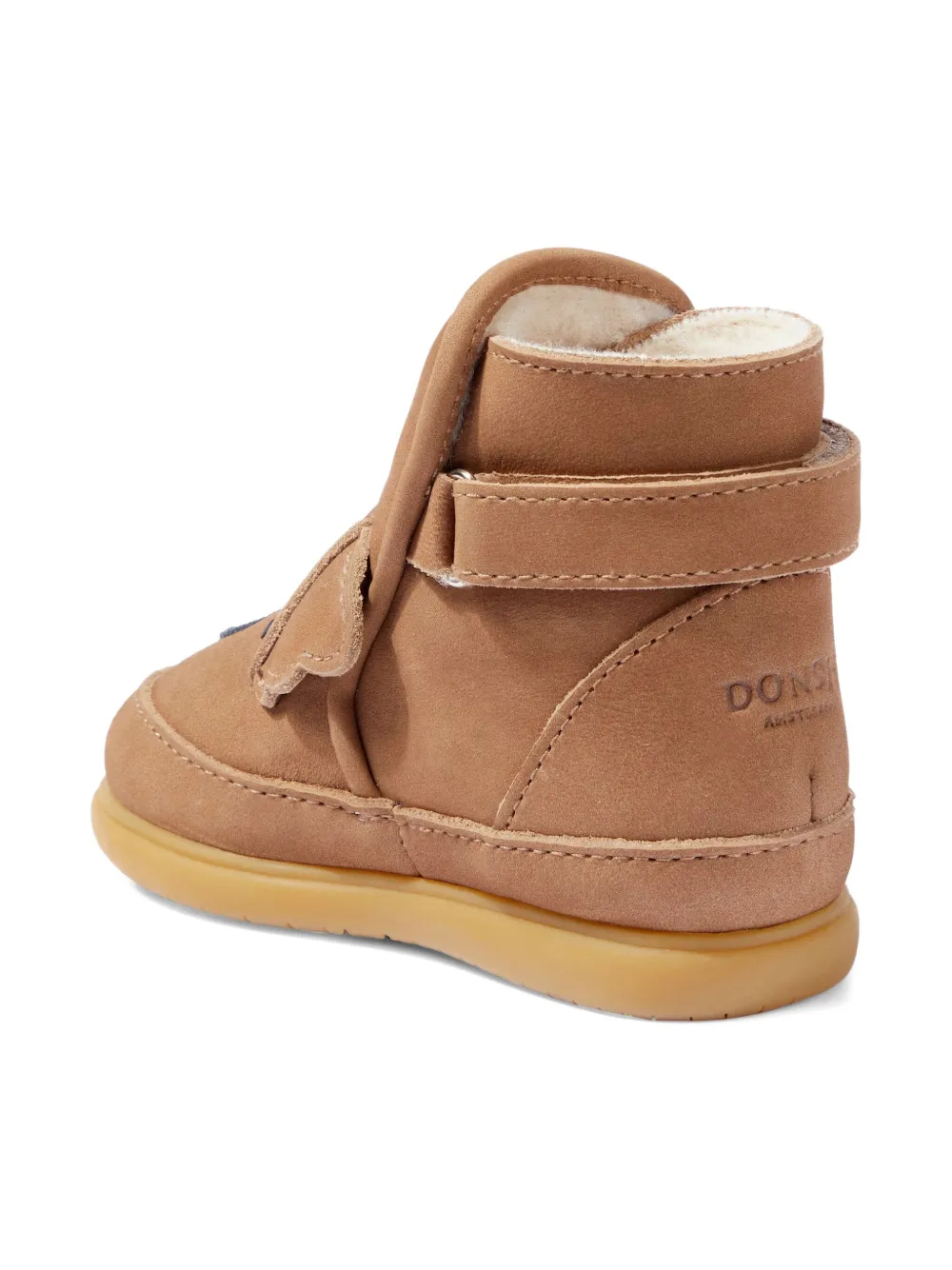 Donsje Dubu leren laarzen Bruin