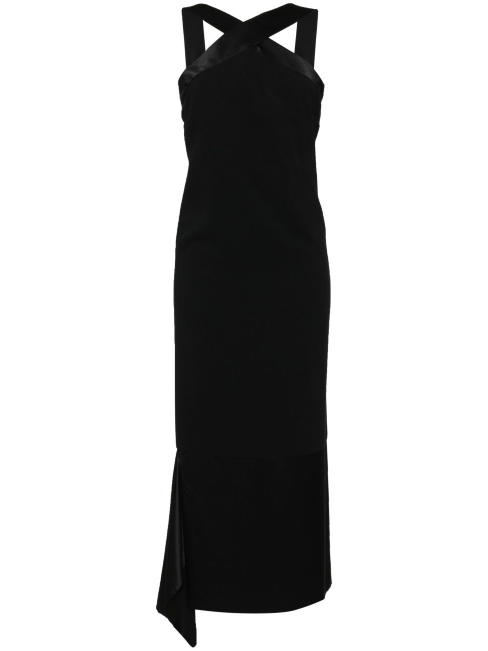 Affordable HOT SALE CHANEL 1998 draped sleeveless dress Women