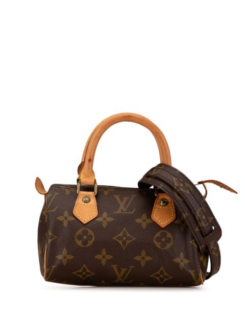 Louis Vuitton Pre-Owned 2020-2024 Monogram Nano Speedy Bandouliere satchel WOMEN