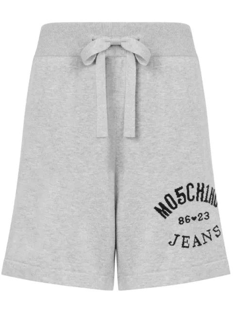 MOSCHINO JEANS logo-print shorts 