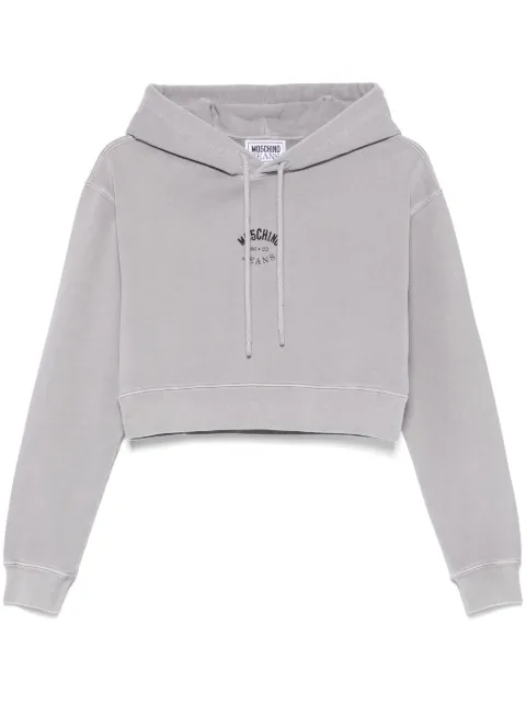 MOSCHINO JEANS cropped hoodie  