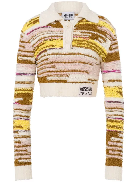 MOSCHINO JEANS cropped sweater 