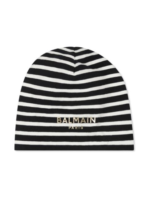 logo-print beanies (set of two)