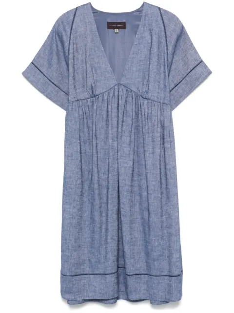 Talbot Runhof flared mini dress