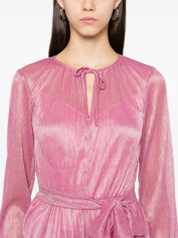 pink lurex dress TH Pink Lurex Heart Dress M