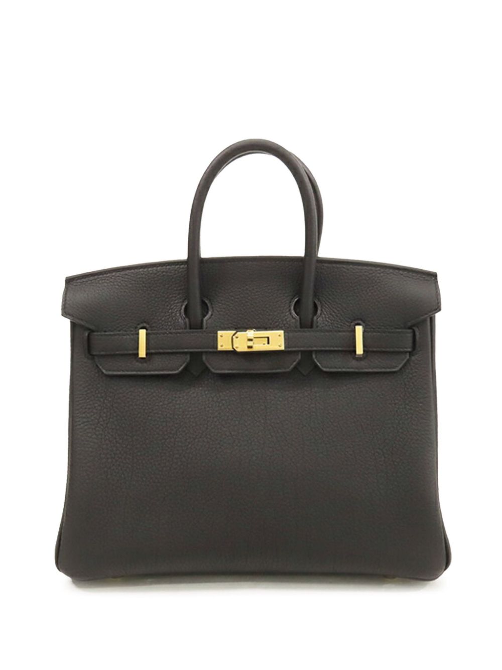 Hermès Pre-Owned 2023 Togo Birkin Retourne 25 handbag – Black