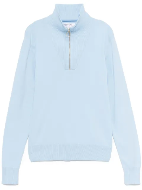 agnès b.  half-zip jumper