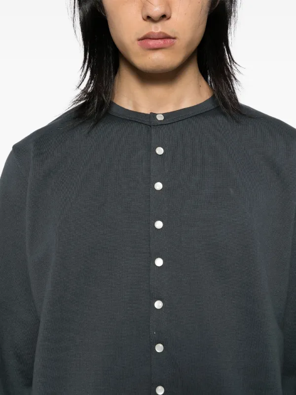 agnès b. HOMME Cardigan men's black Marceau cardigan agnès b. x Café du Cycliste