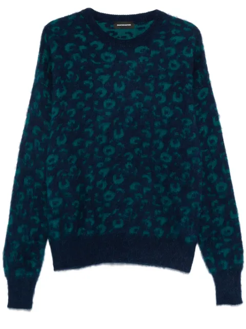 Salvatore Santoro animal-jacquard sweater