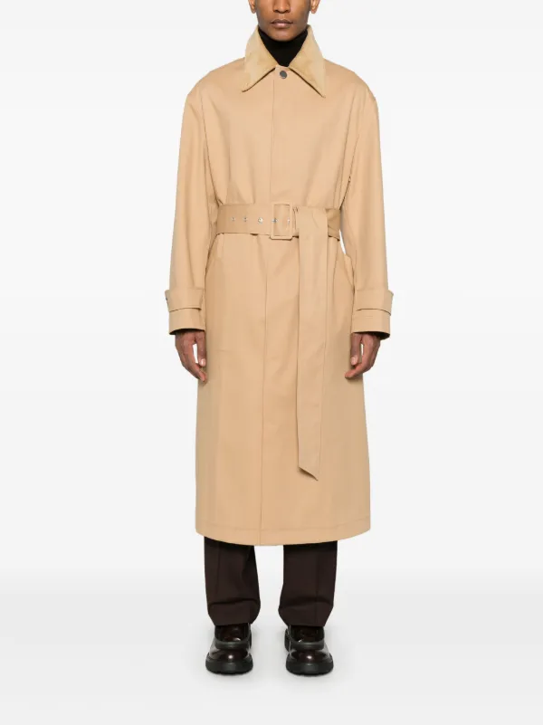 AMI Paris ベルテッド コート | ニュートラル | FARFETCH JP