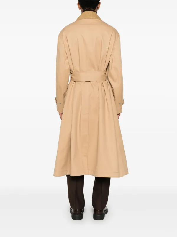 AMI Paris ベルテッド コート | ニュートラル | FARFETCH JP