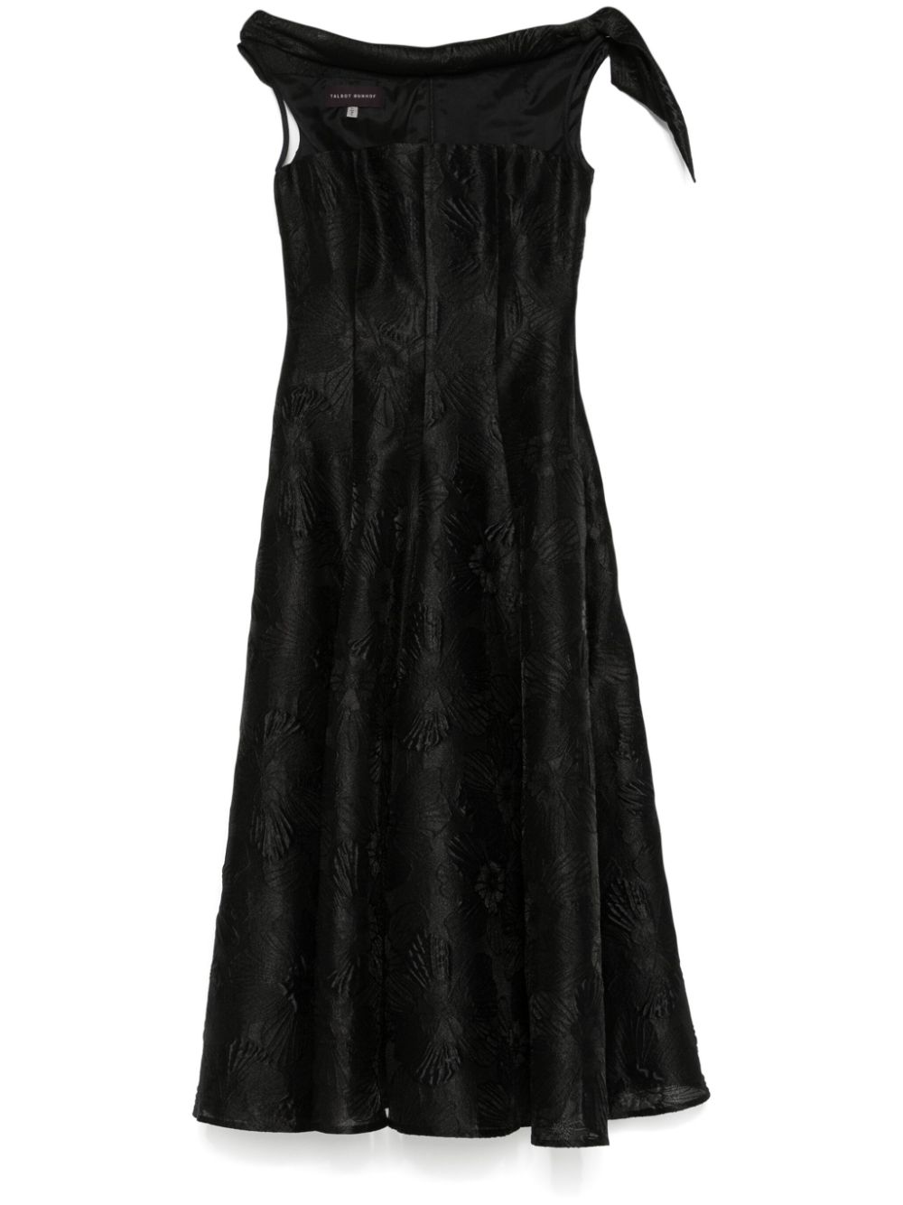 Talbot Runhof Modesta1 midi dress - Black