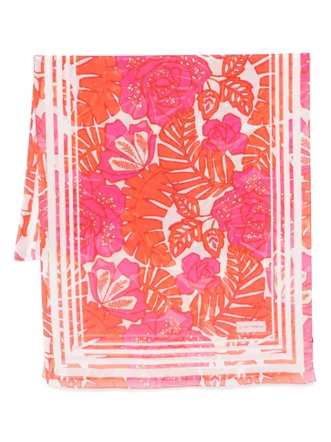 Talbot Runhof mascada con estampado floral