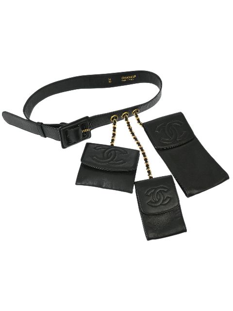 CHANEL 1990-2000 multi-pouch belt bag Women