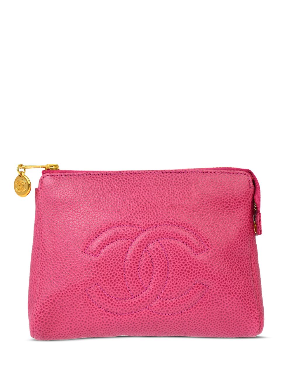 CHANEL 1998 CC stitch clutch bag Women