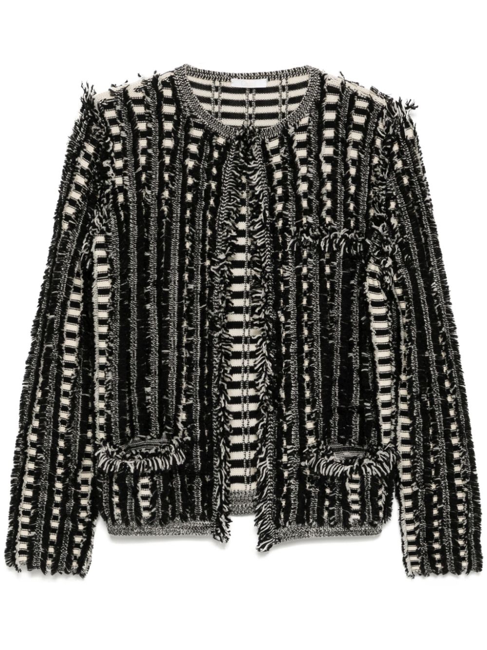 Fringed Cardigan Sweater Jacket