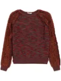 Chloé Pre-Owned Tassle Rusted Ochre Jumper - Red