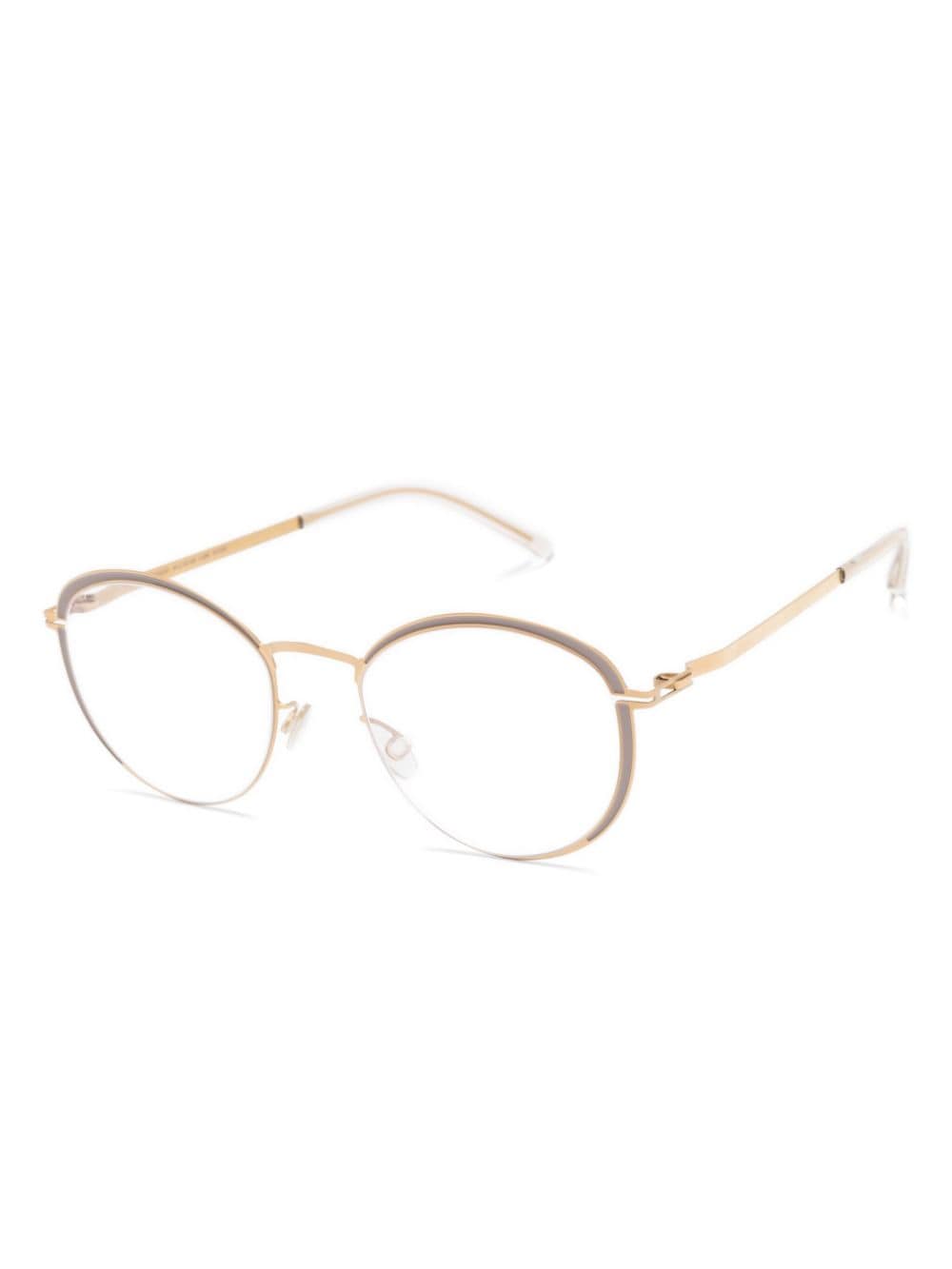 Shop Mykita Beulah Glasses In Gold