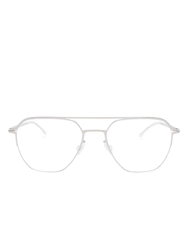 Mykita ダブルブリッジ 眼鏡フレーム | シルバートーン | FARFETCH JP
