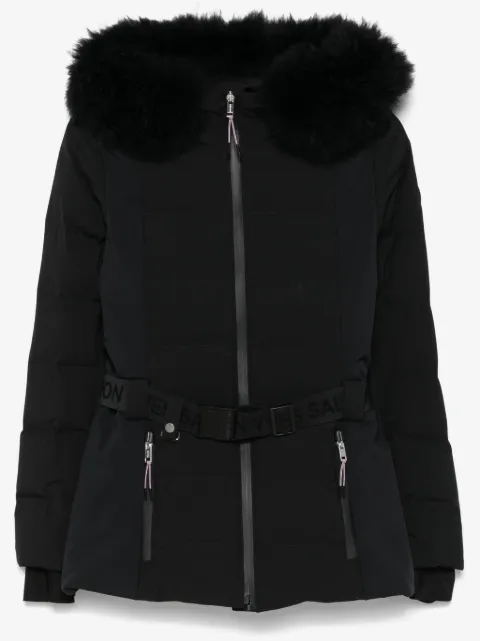 Yves Salomon belted ski jacket