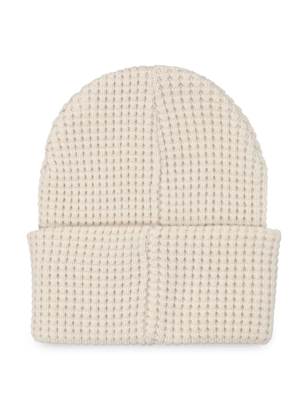 Shop Nike Waffle-knit Beanie In White