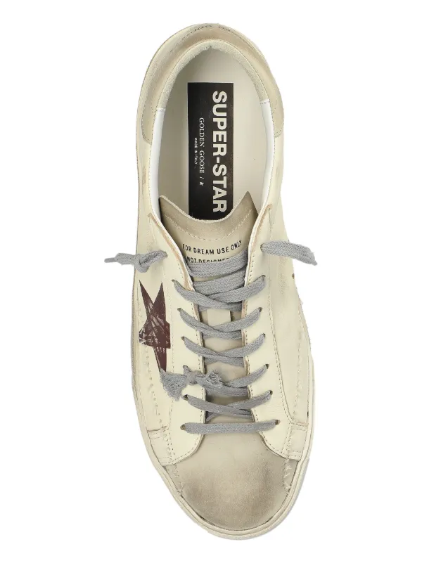 Golden ｜SNEAKERS (GMF00601 F004860 11255) Golden Goose Super-Star With List Printed Star Embroi