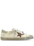 Golden Goose Super-Star With List Printed Star Embroi trainers - White